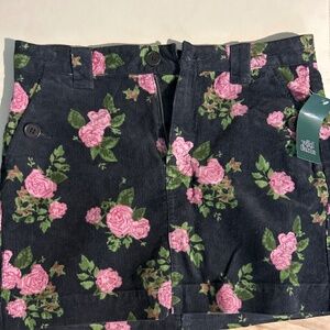 Mini corduroy skirt